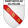 Saint-Nicolas-du-Pélem 22 ville Stickers blason autocollant adhésif