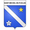 Stickers coat of arms Saint-Michel-de-Plélan adhesive sticker