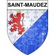 Pegatinas escudo de armas de Saint-Maudez adhesivo de la etiqueta engomada