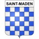 Stickers coat of arms Saint-Maden adhesive sticker