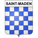 Stickers coat of arms Saint-Maden adhesive sticker