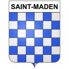 Saint-Maden 22 ville Stickers blason autocollant adhésif