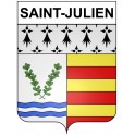 Stickers coat of arms Saint-Julien adhesive sticker