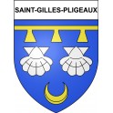 Stickers coat of arms Saint-Gilles-Pligeaux adhesive sticker