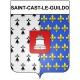 Saint-Cast-le-Guildo Sticker wappen, gelsenkirchen, augsburg, klebender aufkleber