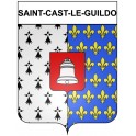 Stickers coat of arms Saint-Cast-le-Guildo adhesive sticker