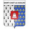 Saint-Cast-le-Guildo 22 ville Stickers blason autocollant adhésif