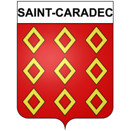 Saint-Caradec 22 ville Stickers blason autocollant adhésif