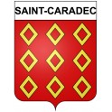 Pegatinas escudo de armas de Saint-Caradec adhesivo de la etiqueta engomada
