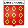 Saint-Caradec 22 ville Stickers blason autocollant adhésif
