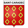Saint-Caradec Sticker wappen, gelsenkirchen, augsburg, klebender aufkleber