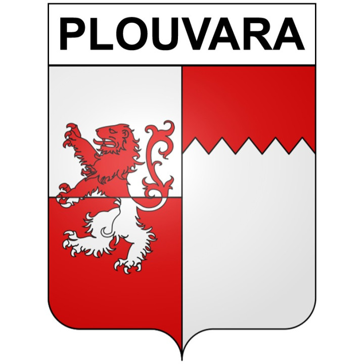 Stickers coat of arms Plouvara adhesive sticker