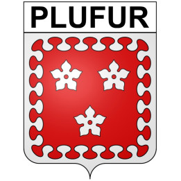 Plufur Sticker wappen, gelsenkirchen, augsburg, klebender aufkleber