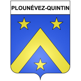 Plounévez-Quintin Sticker wappen, gelsenkirchen, augsburg, klebender aufkleber