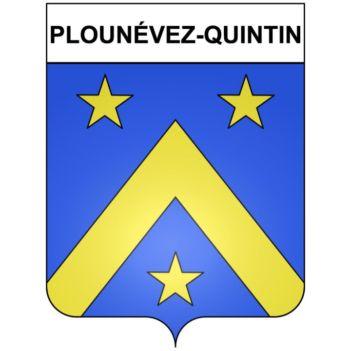 Plounévez-Quintin 22 ville Stickers blason autocollant adhésif