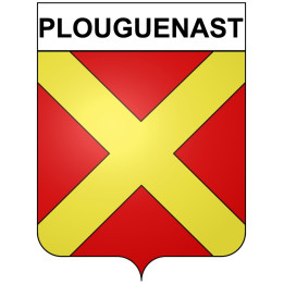 Plouguenast 22 ville Stickers blason autocollant adhésif