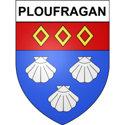 Ploufragan Sticker wappen, gelsenkirchen, augsburg, klebender aufkleber