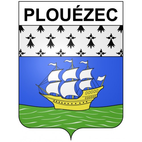 Plouézec Sticker wappen, gelsenkirchen, augsburg, klebender aufkleber