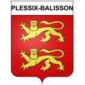 Plessix-Balisson Sticker wappen, gelsenkirchen, augsburg, klebender aufkleber