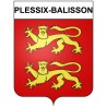 Plessix-Balisson Sticker wappen, gelsenkirchen, augsburg, klebender aufkleber