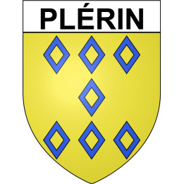 Stickers coat of arms Plérin adhesive sticker