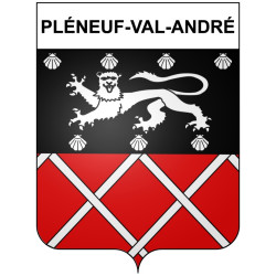 Pléneuf-Val-André Sticker wappen, gelsenkirchen, augsburg, klebender aufkleber