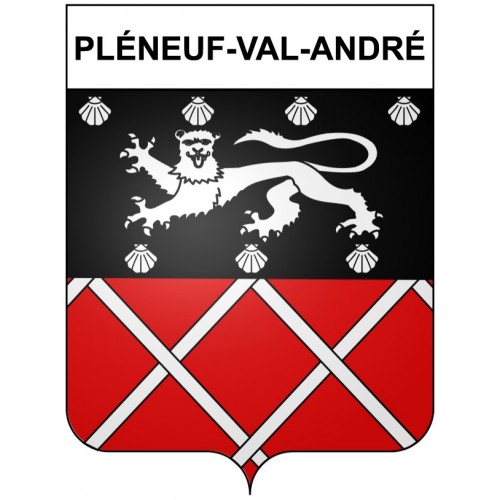 Stickers coat of arms Pléneuf-Val-André adhesive sticker