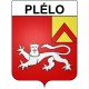 Plélo 22 ville Stickers blason autocollant adhésif