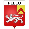 Plélo 22 ville Stickers blason autocollant adhésif