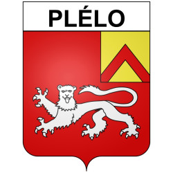 Plélo Sticker wappen, gelsenkirchen, augsburg, klebender aufkleber