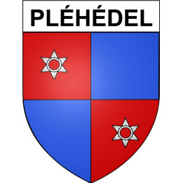 Stickers coat of arms Pléhédel adhesive sticker
