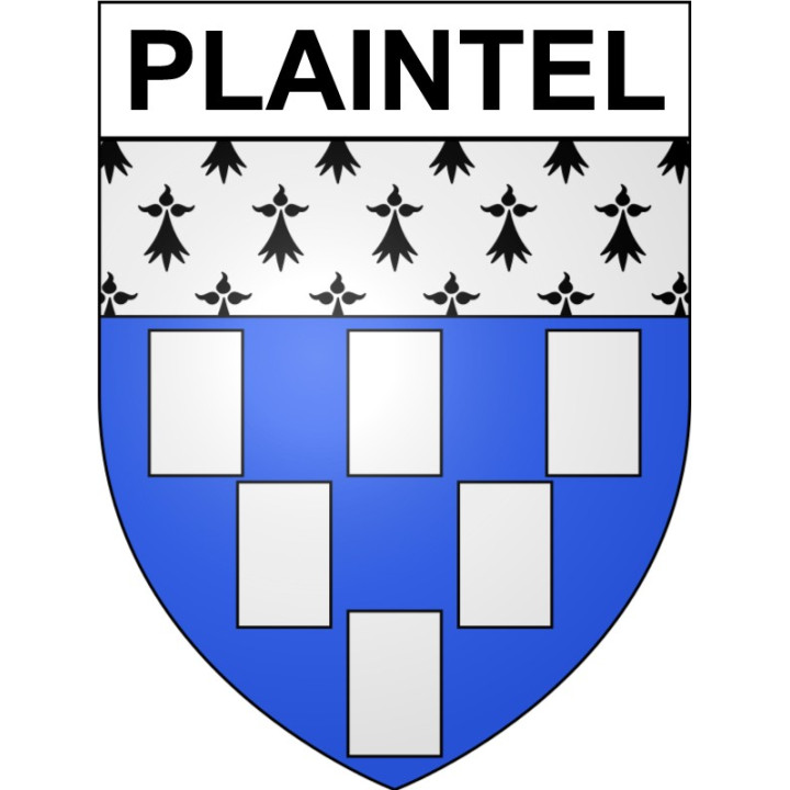 Plaintel 22 ville Stickers blason autocollant adhésif