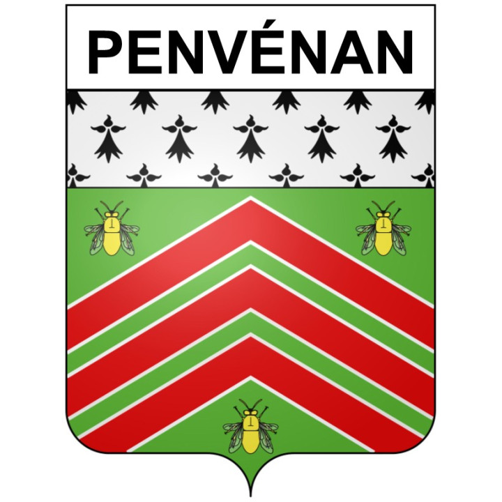 Penvénan 22 ville Stickers blason autocollant adhésif