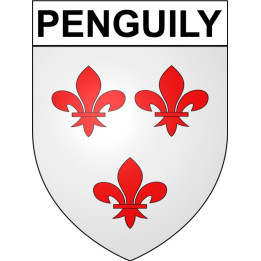 Stickers coat of arms Penguily adhesive sticker