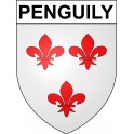 Penguily 22 ville Stickers blason autocollant adhésif
