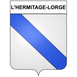 L'Hermitage-Lorge Sticker wappen, gelsenkirchen, augsburg, klebender aufkleber