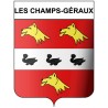 Les Champs-Géraux Sticker wappen, gelsenkirchen, augsburg, klebender aufkleber