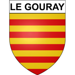Le Gouray 22 ville Stickers blason autocollant adhésif