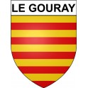 Le Gouray 22 ville Stickers blason autocollant adhésif