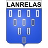 Lanrelas 22 ville Stickers blason autocollant adhésif