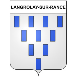 Stickers coat of arms Langrolay-sur-Rance adhesive sticker