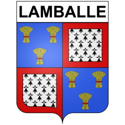 Lamballe Sticker wappen, gelsenkirchen, augsburg, klebender aufkleber