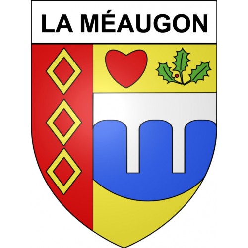 La Méaugon 22 ville Stickers blason autocollant adhésif