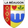 Pegatinas escudo de armas de La Méaugon adhesivo de la etiqueta engomada