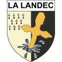 La Landec Sticker wappen, gelsenkirchen, augsburg, klebender aufkleber