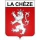La Chèze 22 ville Stickers blason autocollant adhésif