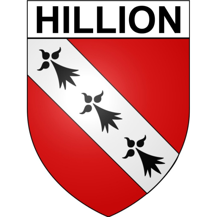 Stickers coat of arms Hillion adhesive sticker