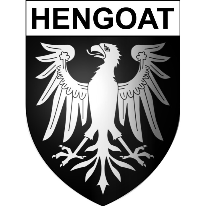 Pegatinas escudo de armas de Hengoat adhesivo de la etiqueta engomada