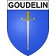 Pegatinas escudo de armas de Goudelin adhesivo de la etiqueta engomada