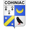 Cohiniac Sticker wappen, gelsenkirchen, augsburg, klebender aufkleber